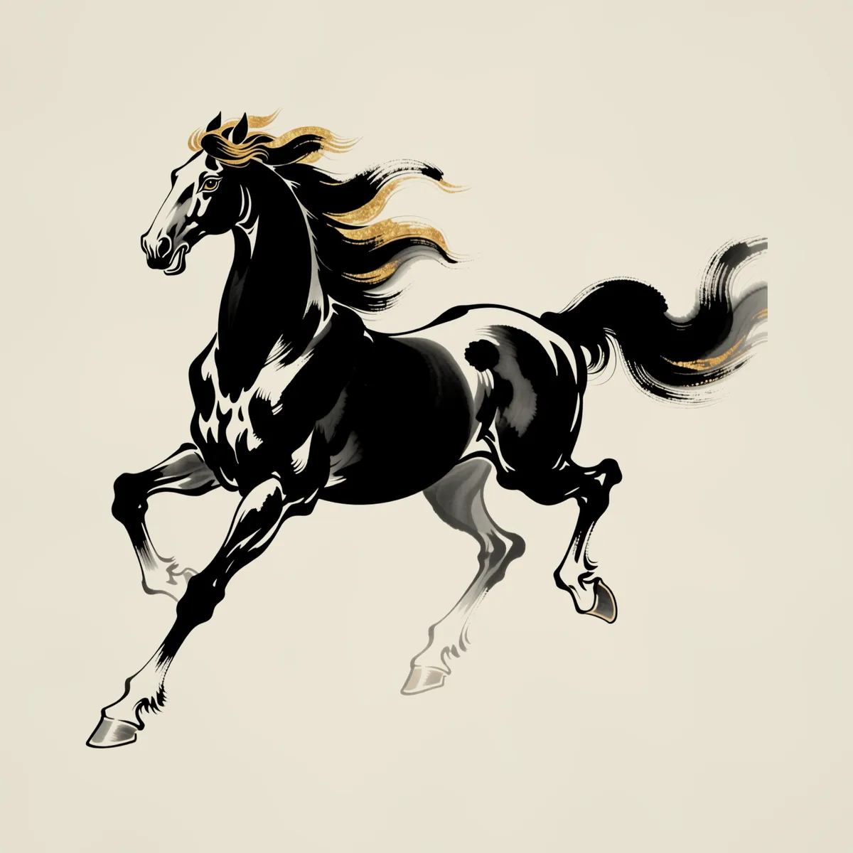 Year of the Horse illustration