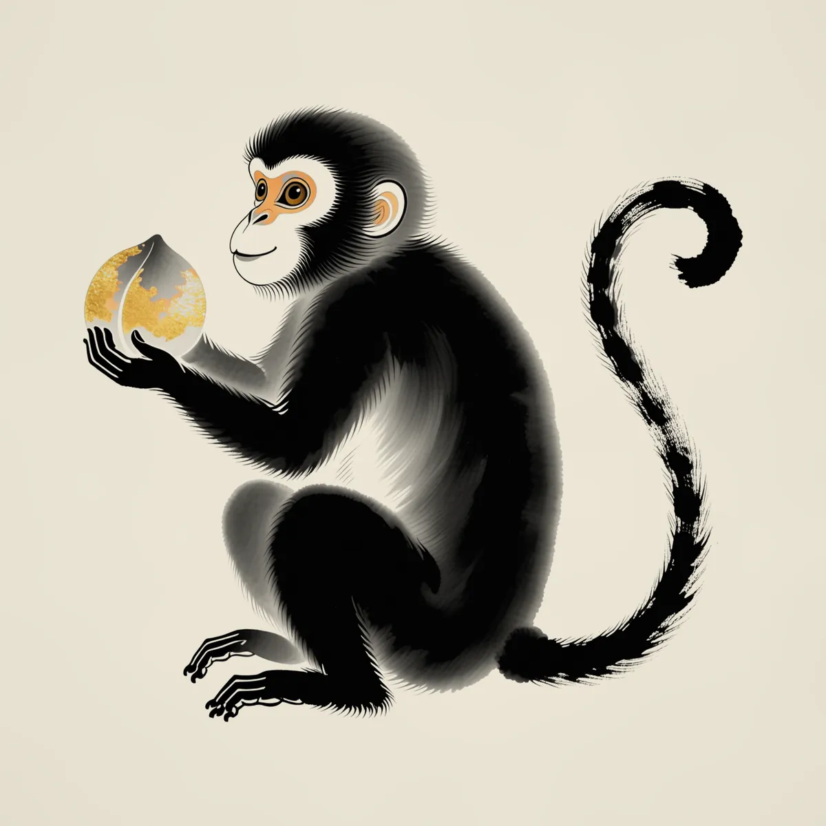 Year of the Monkey illustration