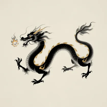 Year of the Dragon illustration