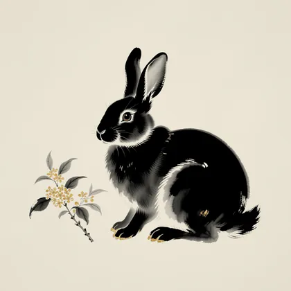 Year of the Rabbit illustration