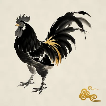 Year of the Rooster illustration