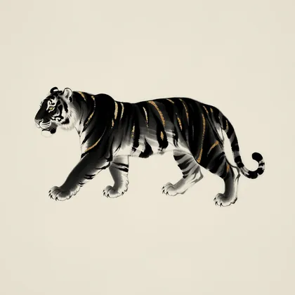 Year of the Tiger illustration