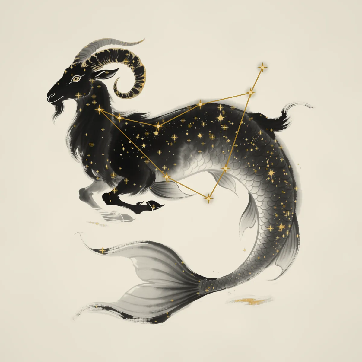 Capricorn illustration