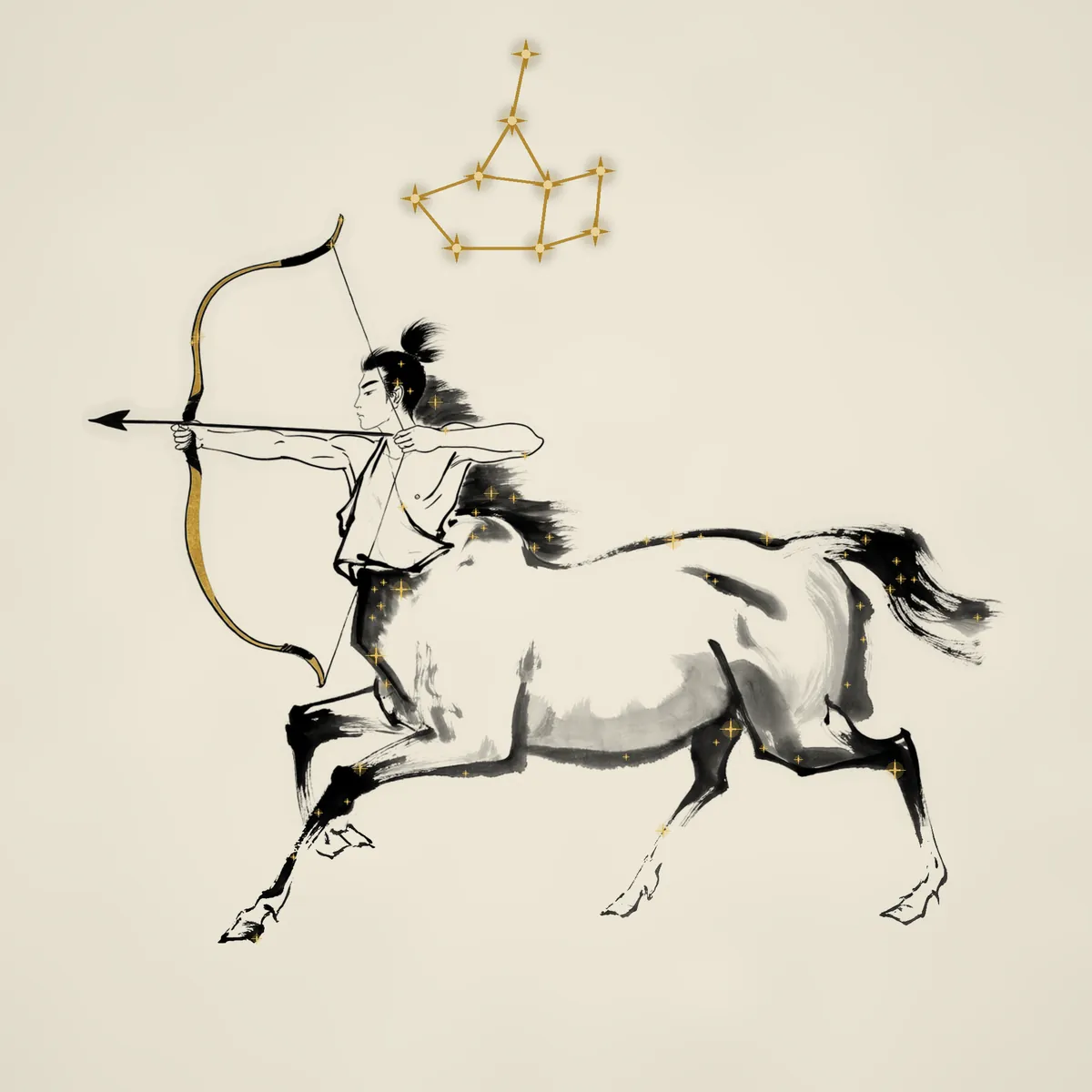 Sagittarius illustration