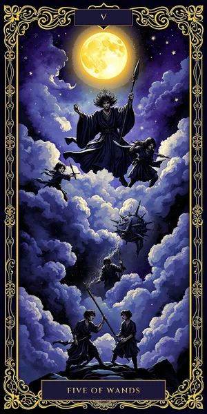 Five of Wands