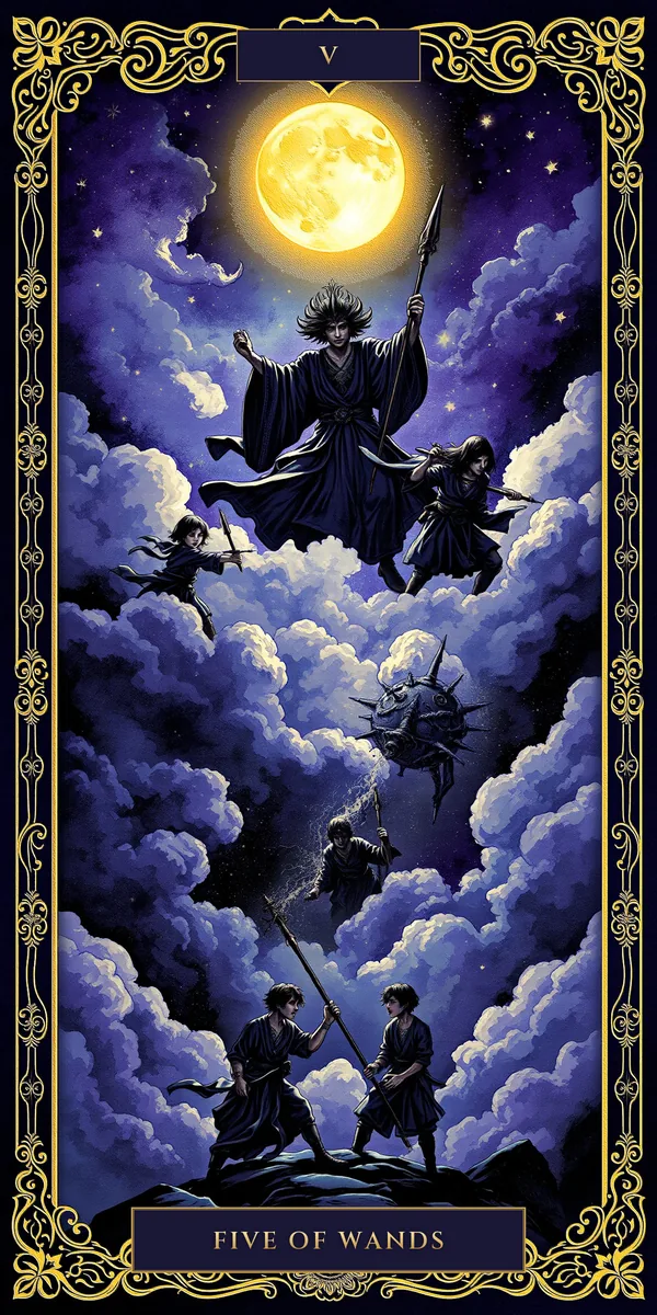Five of Wands