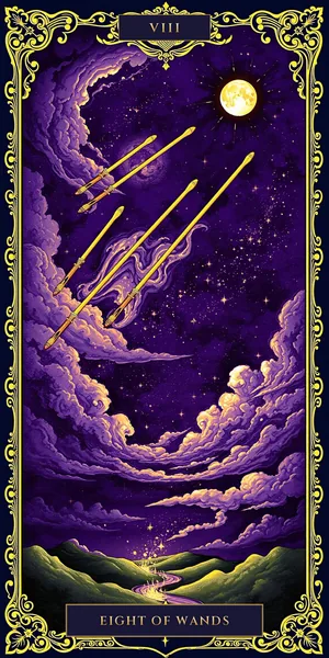 Eight of Wands